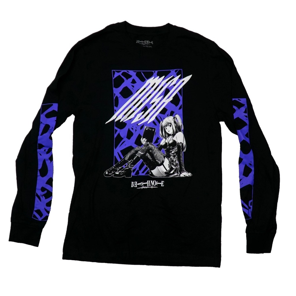 NWT Unisex Hot Topic Death Note Anime Long Sleeve Shirt - Lingerie Misa